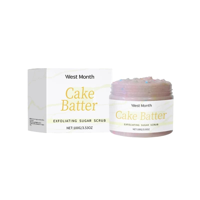 West Month Exfoliating Scrub, Gentle Exfoliating Dead Skin Hydrating Exfoliating Scrub