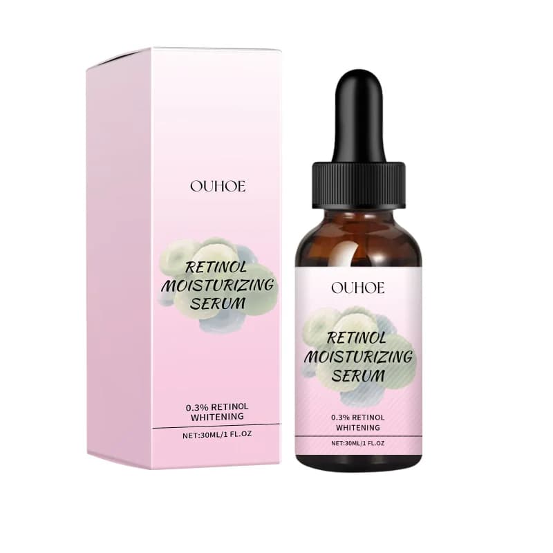 OUHOE Retinol Hydrating Serum, A Delicate And Moisturizing Face Anti-Wrinkle Serum With Retinol Vitamin C